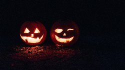 two jack-o-laterns